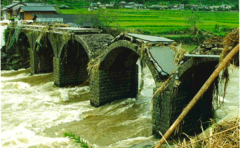直入郡緒方町馬場/知田 鳴滝橋