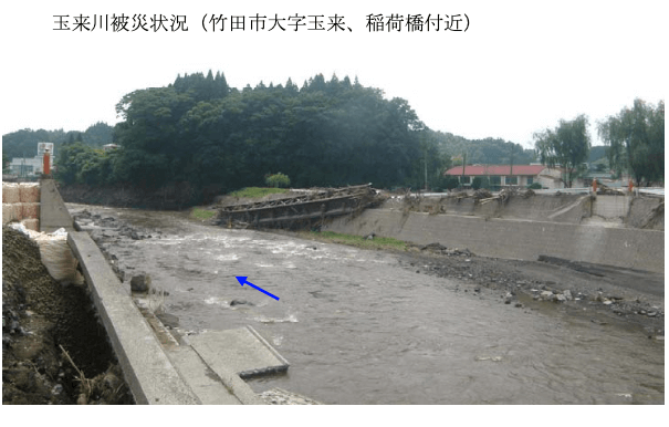 竹田市拝田原/玉来 稲荷橋