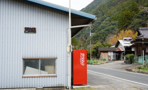 日田市大山町東大山　昭和28年の筑後川大洪水　水位標