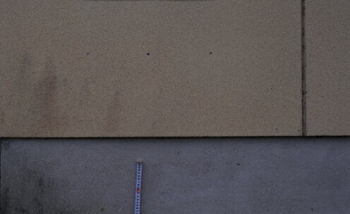 中津市耶馬溪町平田　最大水位標